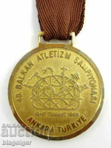 Medalia Turciei-Campionatul Balcanic-Atletics-Ankara-1988