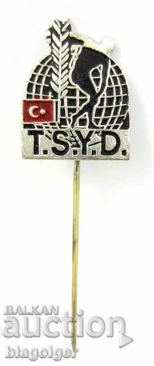 Old Badge-Turkish Sports Writers Association TSYD with price 6.99 BGN | € 3.57 Old Badge-Turkish Sports Writers Association TSYD with price 6.99 BGN | € 3.57