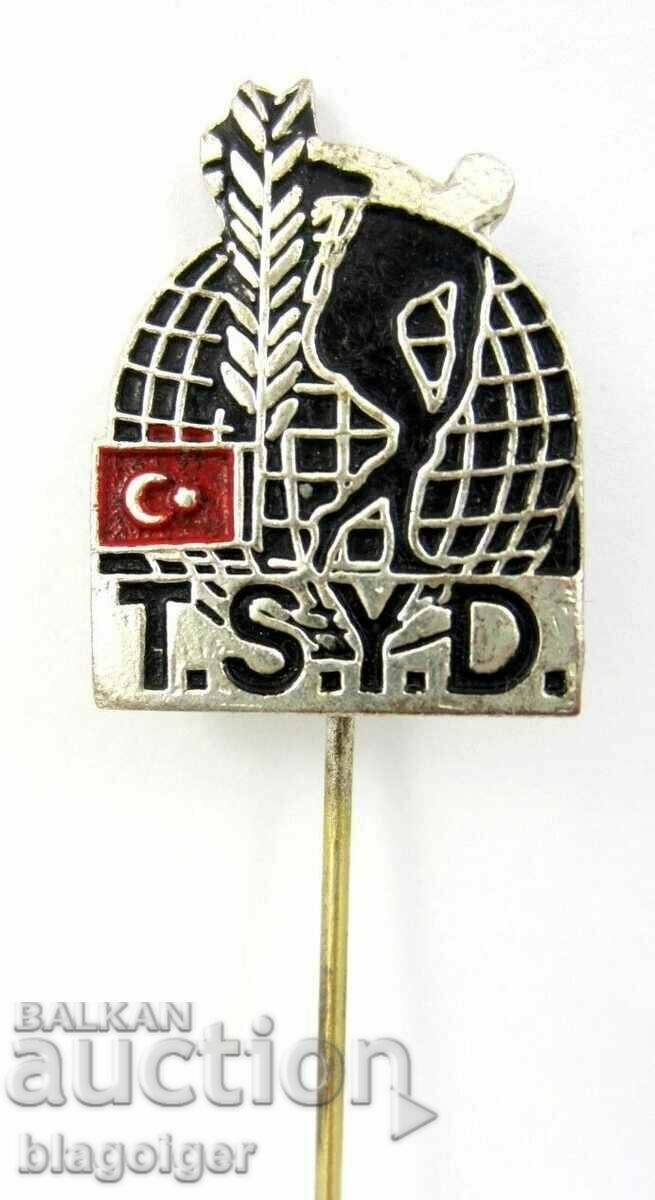 Vechea insignă-Asociația scriitorilor sportivi din Turcia TSYD