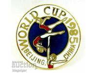 Световна купа-Гимнастика -Китай-1985г-Емайл