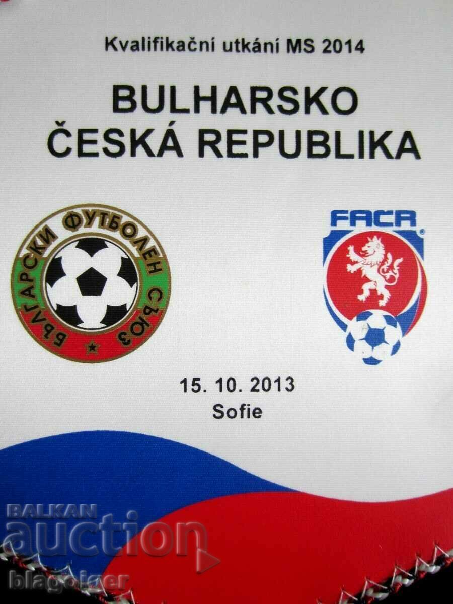 Football-Flaghe-Qualification-Bulgaria Czech Republic-2013 with price 2.99 BGN | € 1.53 Football-Flaghe-Qualification-Bulgaria Czech Republic-2013 with price 2.99 BGN | € 1.53