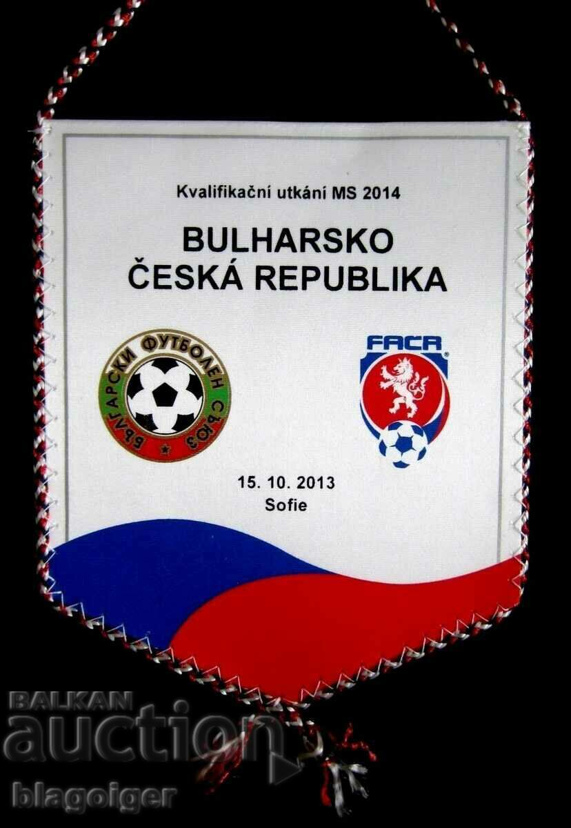 Auction Football-Flaghe-Qualification-Bulgaria Czech Republic-2013 Auction Football-Flaghe-Qualification-Bulgaria Czech Republic-2013