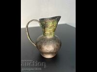 Hammered bronze jug #4714