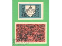 (¯`'•.¸NOTGELD (city Westerburg) 1920 UNC -2 pcs. banknotes '´¯)
