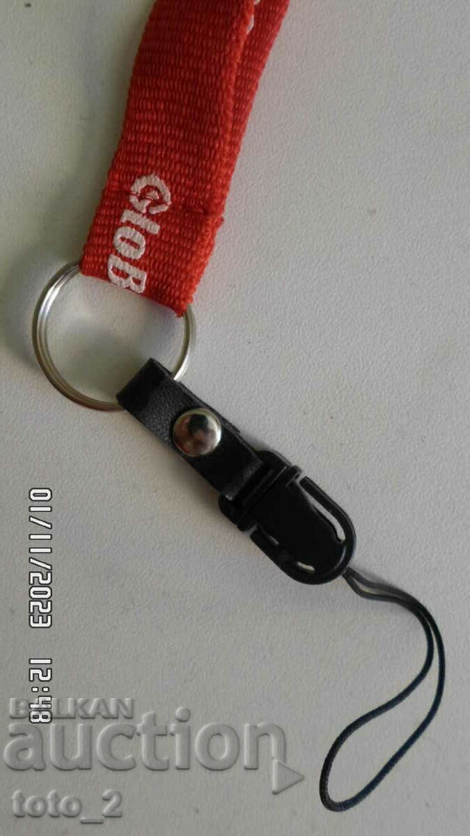 Advertising tape for keys, GSM, camera / cord / GLOBUL with price 7.50 BGN | € 3.83 Advertising tape for keys, GSM, camera / cord / GLOBUL with price 7.50 BGN | € 3.83