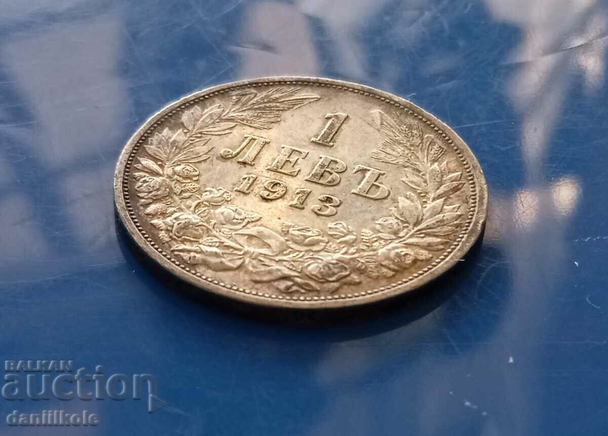 *$*Y*$* BULGARIA - 1 LEV 1913 - MARE *$*Y*$* - 5 *$*Y*$* BULGARIA - 1 LEV 1913 - MARE *$*Y*$* - 5