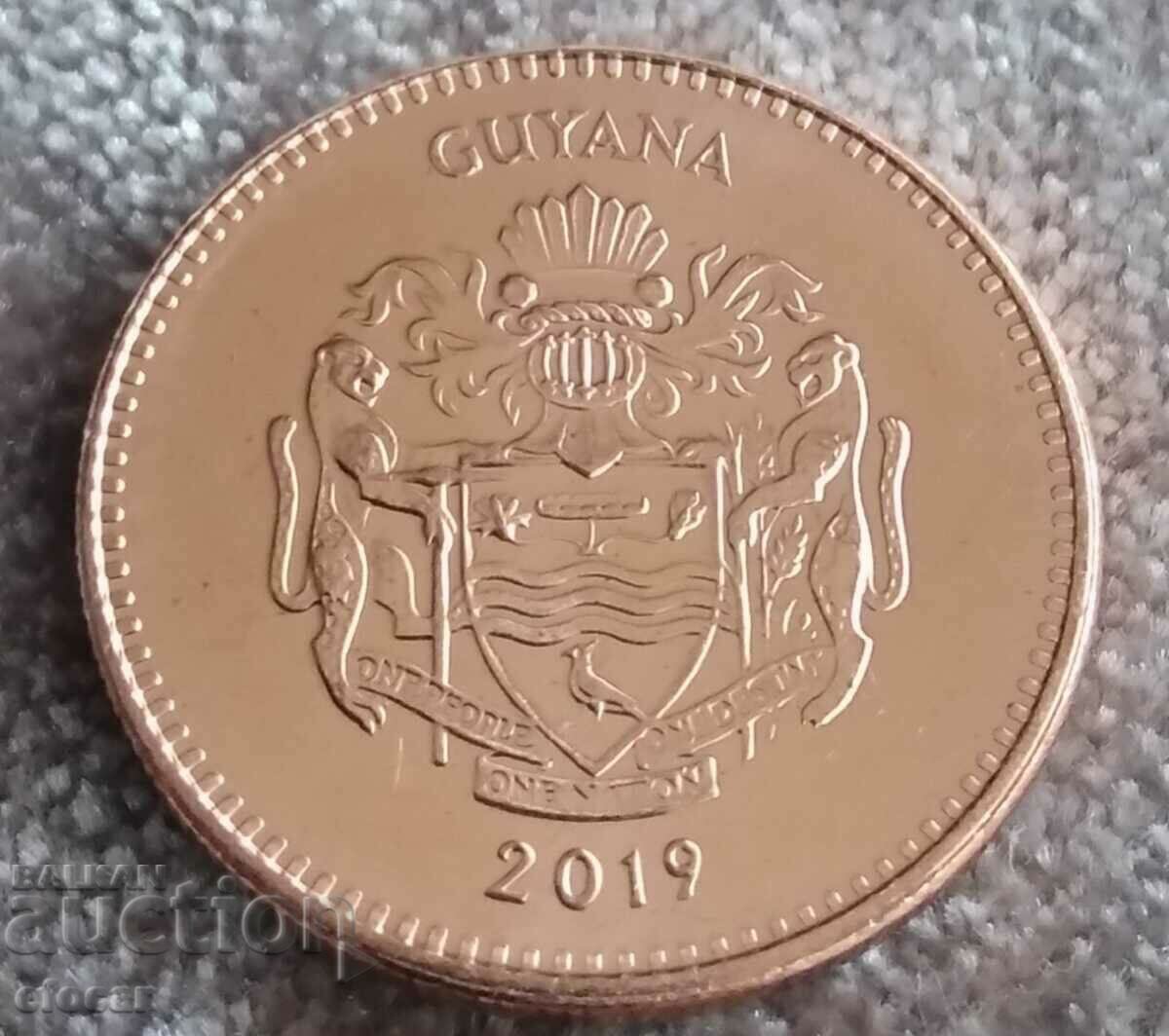 5 dolari Guyana 2019 cu preț € 4.41 | 8.63 BGN
