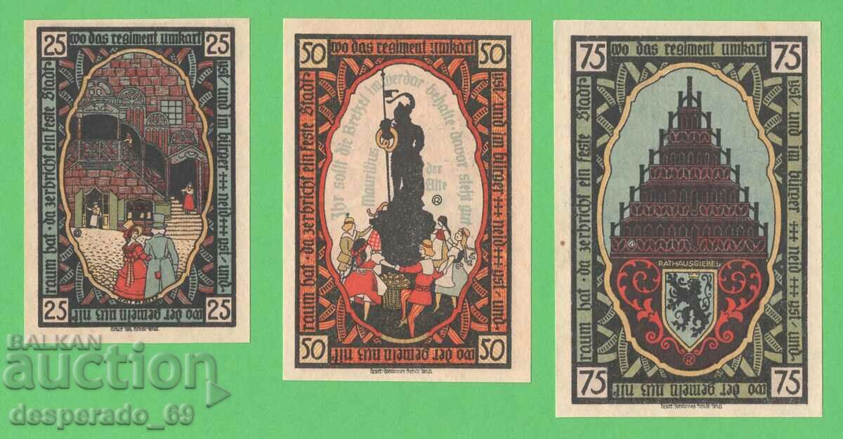 Auction (¯`'•.¸NOTGELD (city Pösneck) UNC -6 pcs. banknotes¸.•'´¯) Auction (¯`'•.¸NOTGELD (city Pösneck) UNC -6 pcs. banknotes¸.•'´¯)