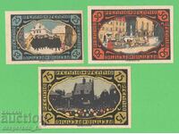 (¯`'•.¸NOTGELD (city Pösneck) UNC -6 pcs. banknotes¸.•'´¯)