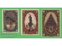 (¯`'•.¸NOTGELD (orașul Pösneck) UNC -6 buc. bancnote¸.•'´¯)