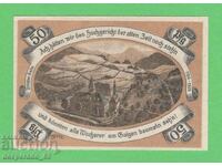 (¯`'•.¸NOTGELD (gr. Probstzella) 1921 UNC -50 pfennig¸.•'´¯)