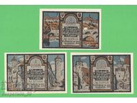 (¯`'•.¸NOTGELD (orașul Rothenburg) 1921 UNC -5 buc. bancnote '´¯)