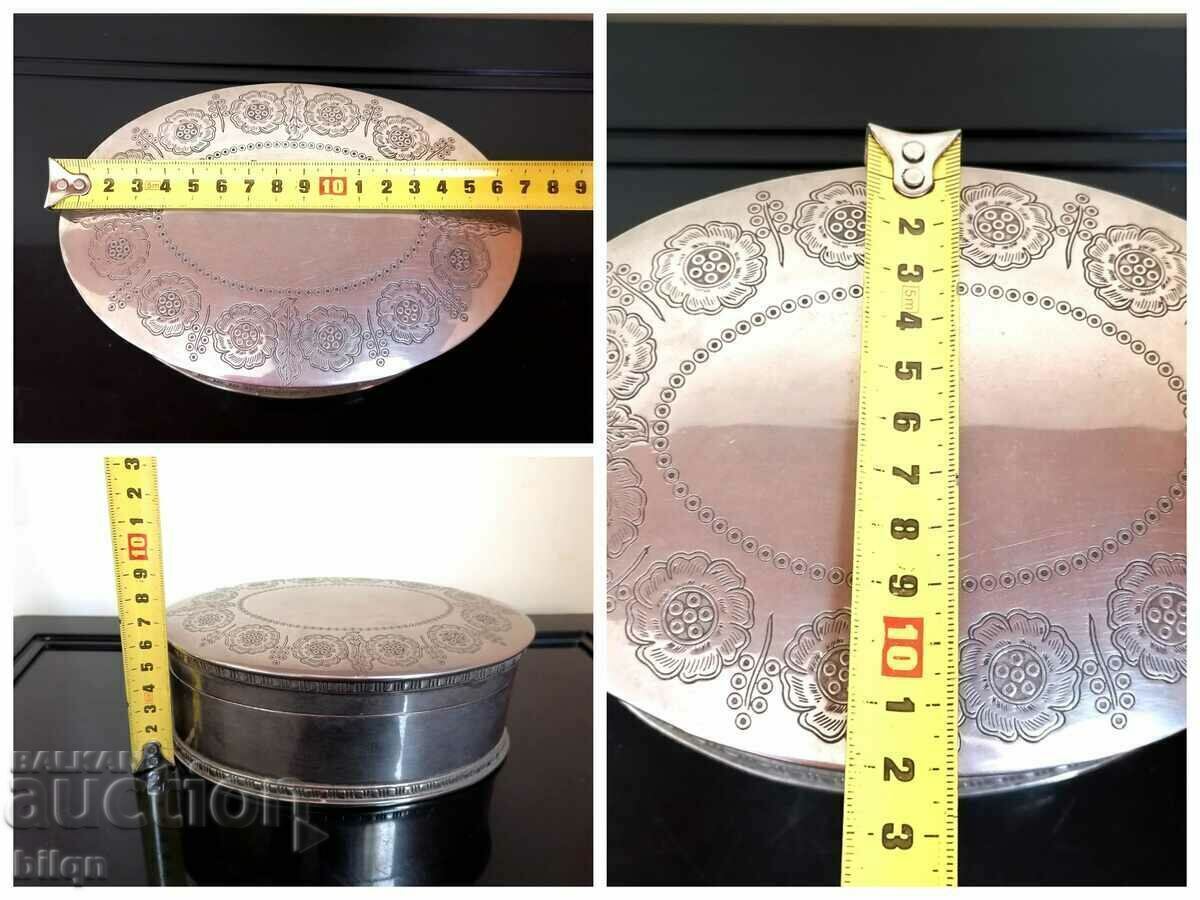 Lovely Old Silver Plated Jewelery Box - 7 Lovely Old Silver Plated Jewelery Box - 7