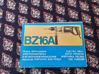 Instrucțiuni de utilizare Burghiu BZ16A