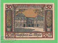 (¯`'•.¸NOTGELD (гр. Wesel) 1921 UNC -50 пфенига¸.•'´¯)