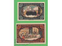 (¯`'•.¸NOTGELD (orașul Winterberg) 1921 UNC -2 buc. bancnote