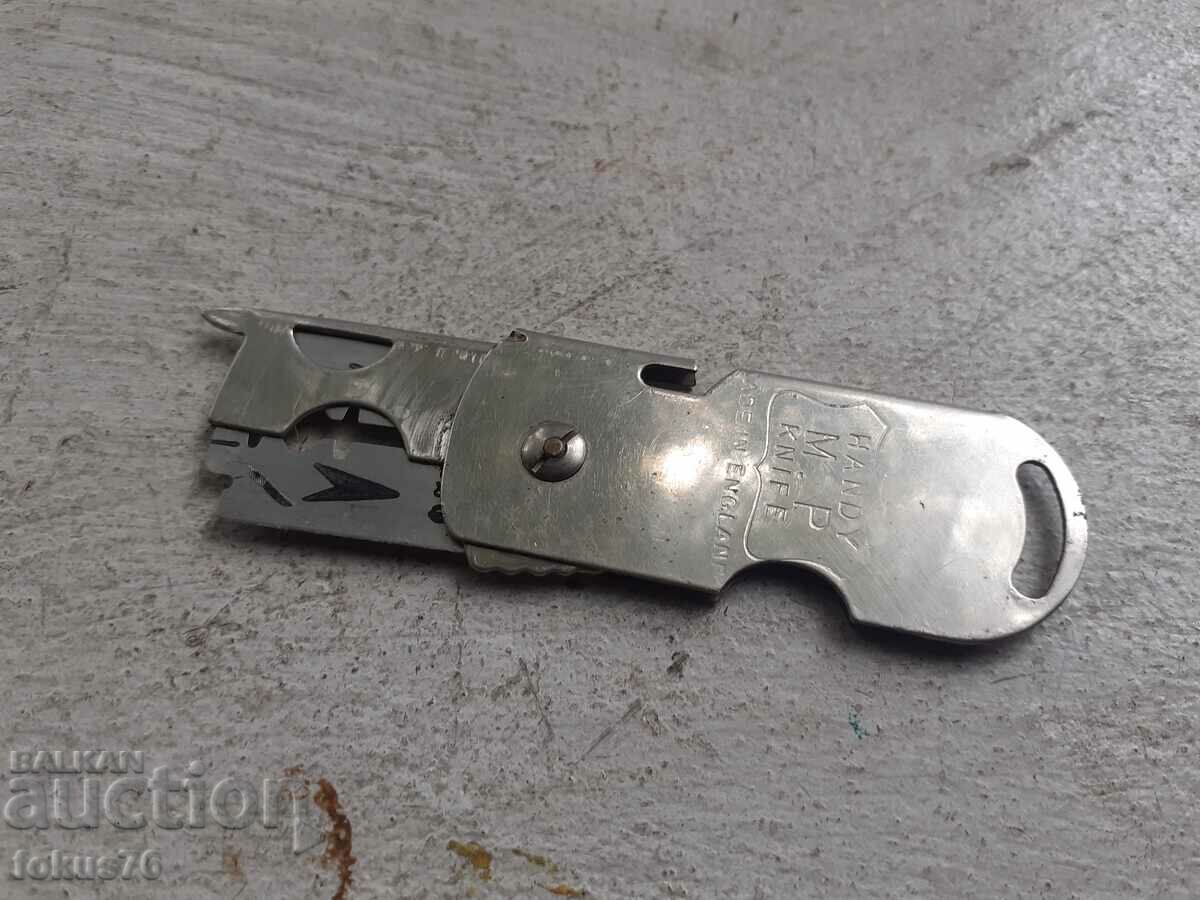 Lamă de ras pliabilă veche de colecție - 6 Lamă de ras pliabilă veche de colecție - 6