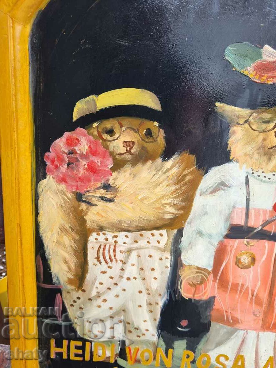 Δημοπρασία Παλιά ζωγραφισμένη στο χέρι ξύλινη πινακίδα Δημοπρασία Παλιά ζωγραφισμένη στο χέρι ξύλινη πινακίδα