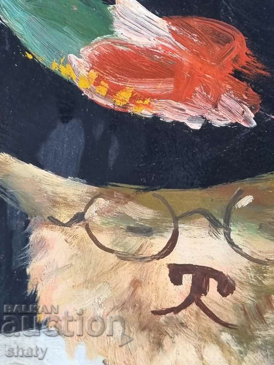 Παλιά ζωγραφισμένη στο χέρι ξύλινη πινακίδα - 6 Παλιά ζωγραφισμένη στο χέρι ξύλινη πινακίδα - 6