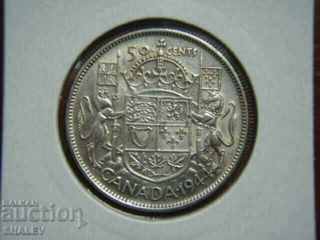 50 Cents 1944 Canada - VF/XF with price 34.89 BGN | € 17.84 50 Cents 1944 Canada - VF/XF with price 34.89 BGN | € 17.84