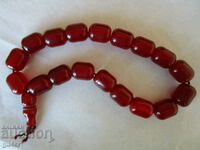 ❌❌❌ OLD RARE RED COARSE ROSARY, 91.34 gr.-RRR❌❌❌