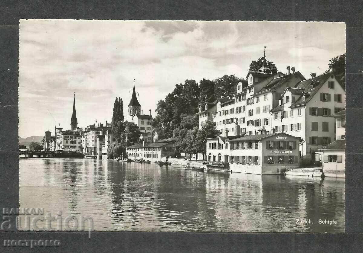 Old Post card Zurich - SWITZERLAND - A 971