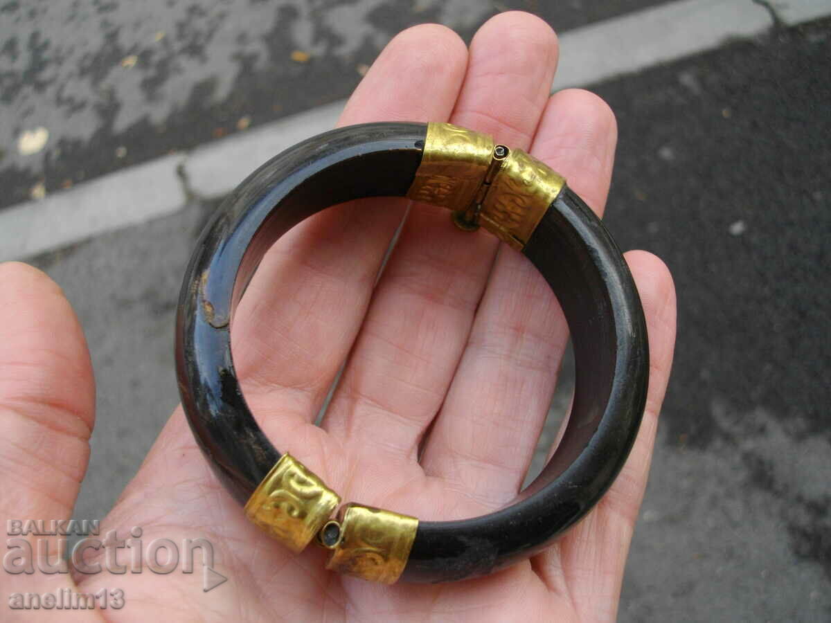 СТАРА ГРИВНА БИВОЛСКИ РОГ С ОБКОВ - 5 СТАРА ГРИВНА БИВОЛСКИ РОГ С ОБКОВ - 5