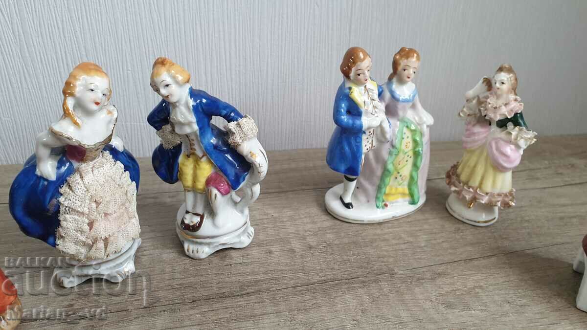 Lot of old porcelain figures with price 120.00 BGN | € 61.36 Lot of old porcelain figures with price 120.00 BGN | € 61.36