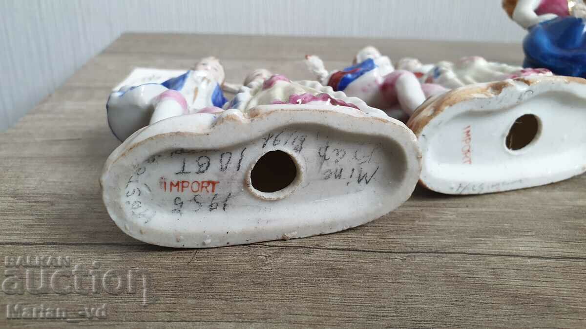 Lot of old porcelain figures - 6 Lot of old porcelain figures - 6