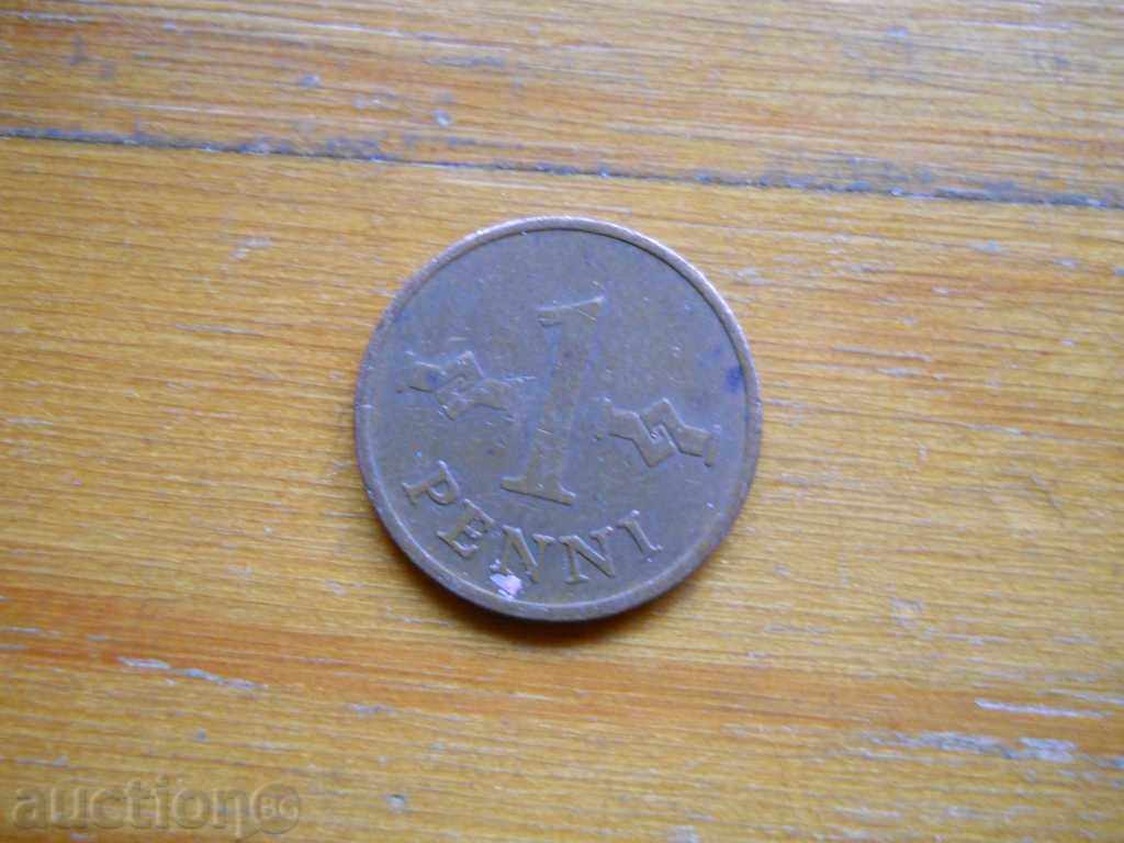 1 penny 1969 - Finland