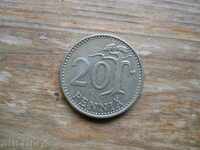 20 pennies 1976 - Finland