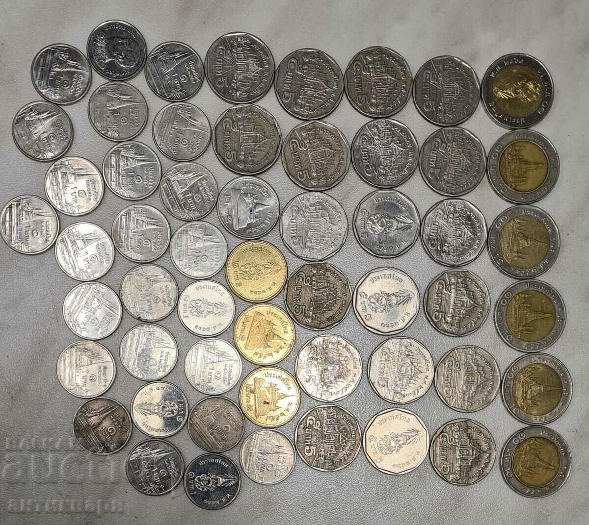 Thailand 10 5 2 1 baht lot coins with price 22.00 BGN | € 11.25 Thailand 10 5 2 1 baht lot coins with price 22.00 BGN | € 11.25