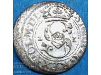 Polonia 1 șiling solid 1621 Sigismund III Vasă argint