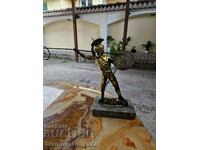 O minunată figurină antică de colecție statuetă Spartacus