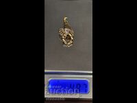 Scorpio gold pendant