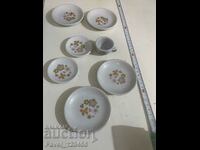miniature cup and saucers-Lot