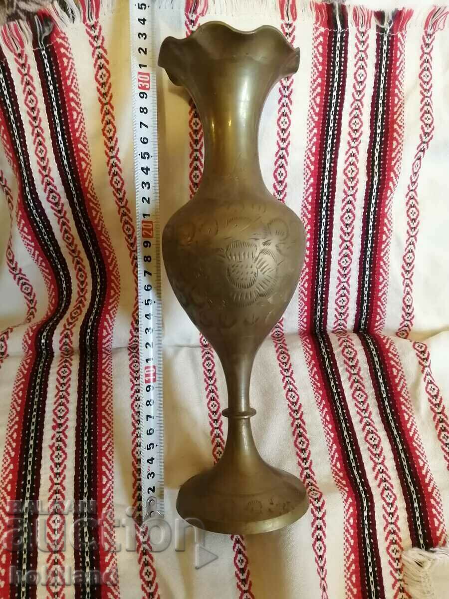 Vase, Old, brass Vase, Old, brass