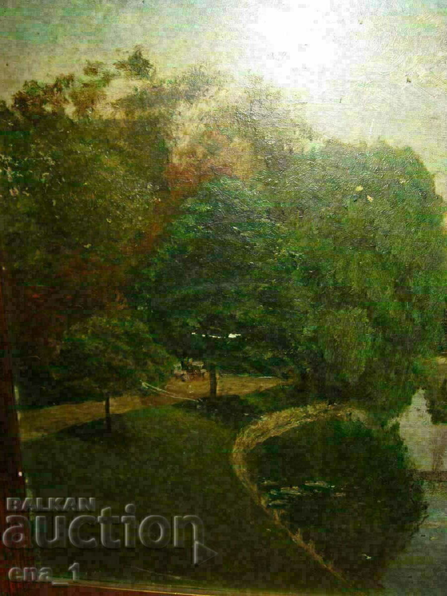 Delivery of 1891 Oil Landscape by Pierre Jacques Dierckx (1855-1947) Delivery of 1891 Oil Landscape by Pierre Jacques Dierckx (1855-1947)