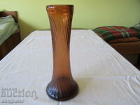 Vaza de sticla maro sticla