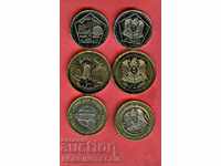 SIRIA SIRYA 5 10 25 Pounds emisiune 2003 UNC BIMETAL