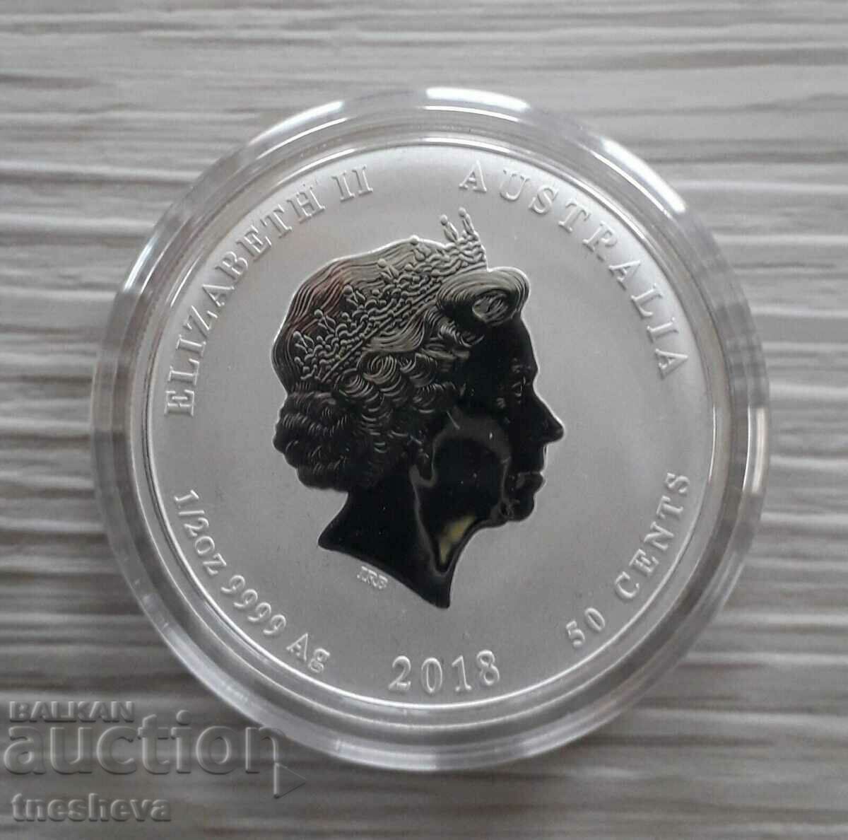 1/2 oz -2018 SILVER AUSTRALIA Year of the Dog II SERIES with price 118.00 BGN | € 60.33 1/2 oz -2018 SILVER AUSTRALIA Year of the Dog II SERIES with price 118.00 BGN | € 60.33