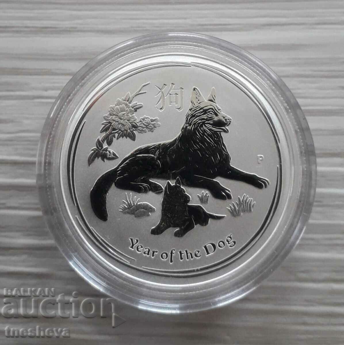 1/2 oz -2018 SILVER AUSTRALIA Year of the Dog II SERIES 1/2 oz -2018 SILVER AUSTRALIA Year of the Dog II SERIES