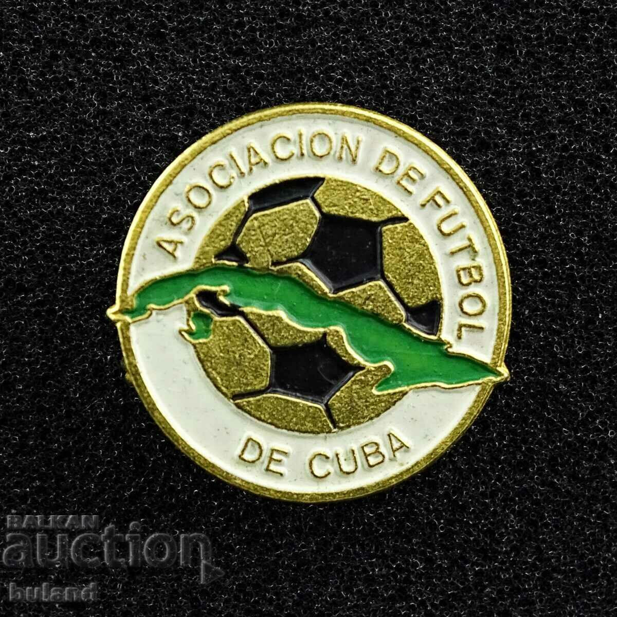 Стара Соц Значка Кубинска Федерация по Футбол Куба Futbol