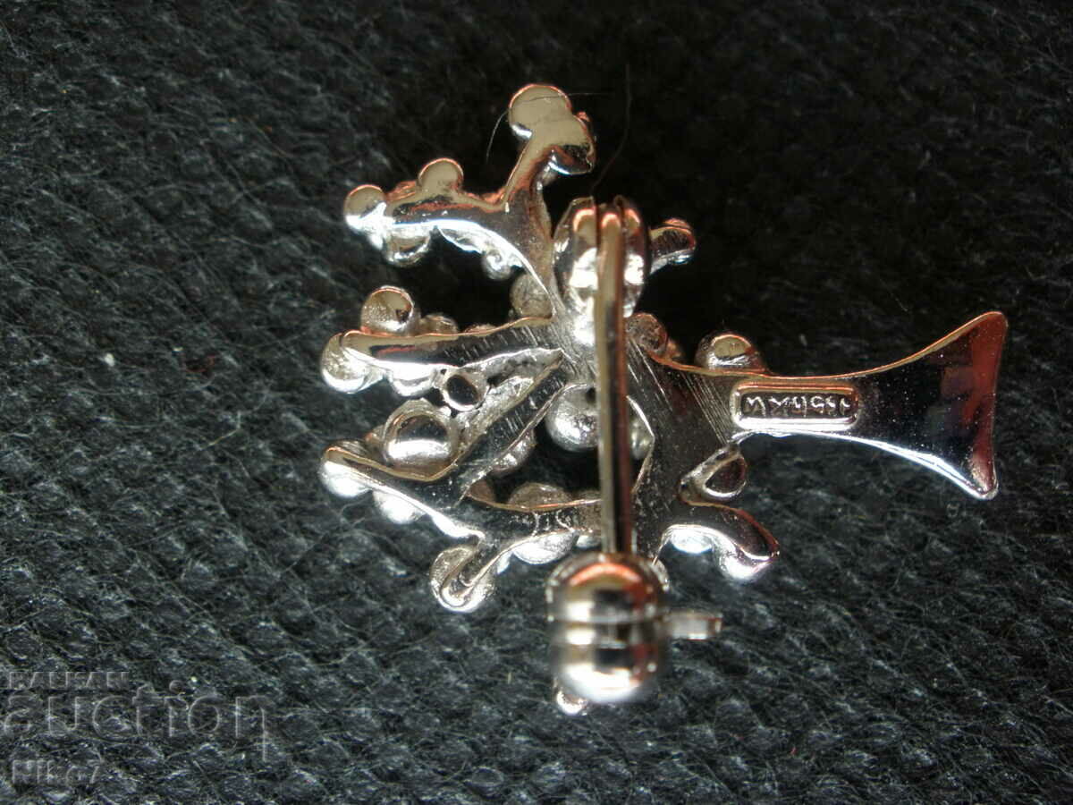 Vintage silver brooch - "The Tree of Life" - 5