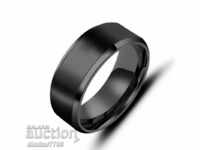 Titanium unisex 8mm ring