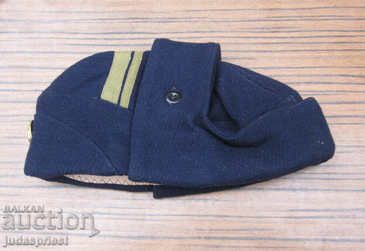 Delivery of Bulgarian naval military winter woolen officer's cap cap