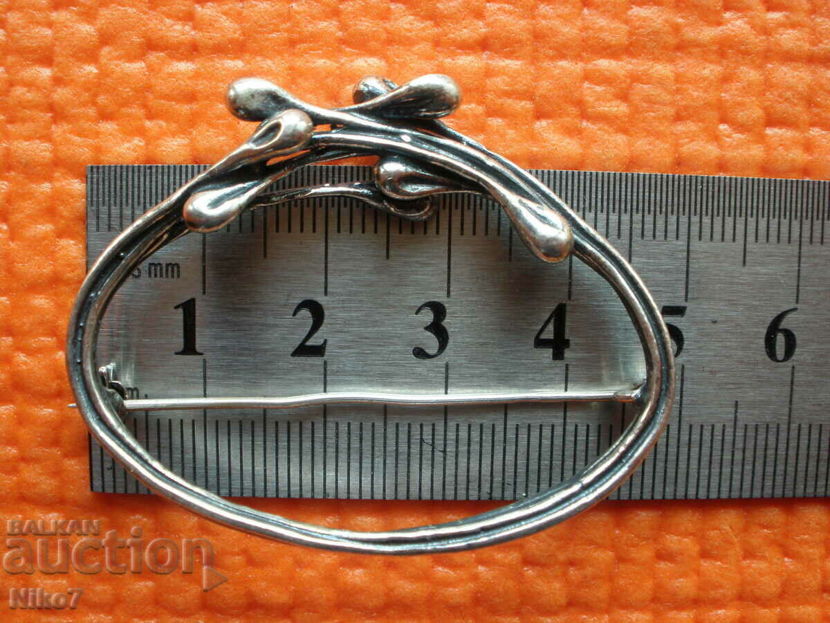 Antique silver brooch. Style - "ART NOUVEAU" - 7 Antique silver brooch. Style - "ART NOUVEAU" - 7