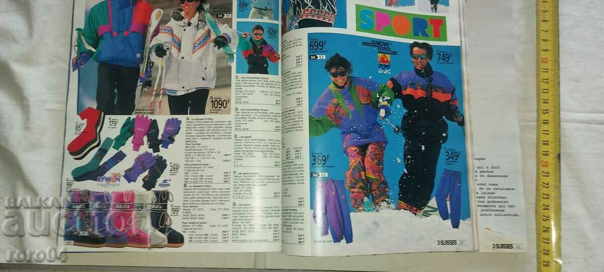 Delivery of 3 SUISSES - CATALOG - 1992/93 Delivery of 3 SUISSES - CATALOG - 1992/93