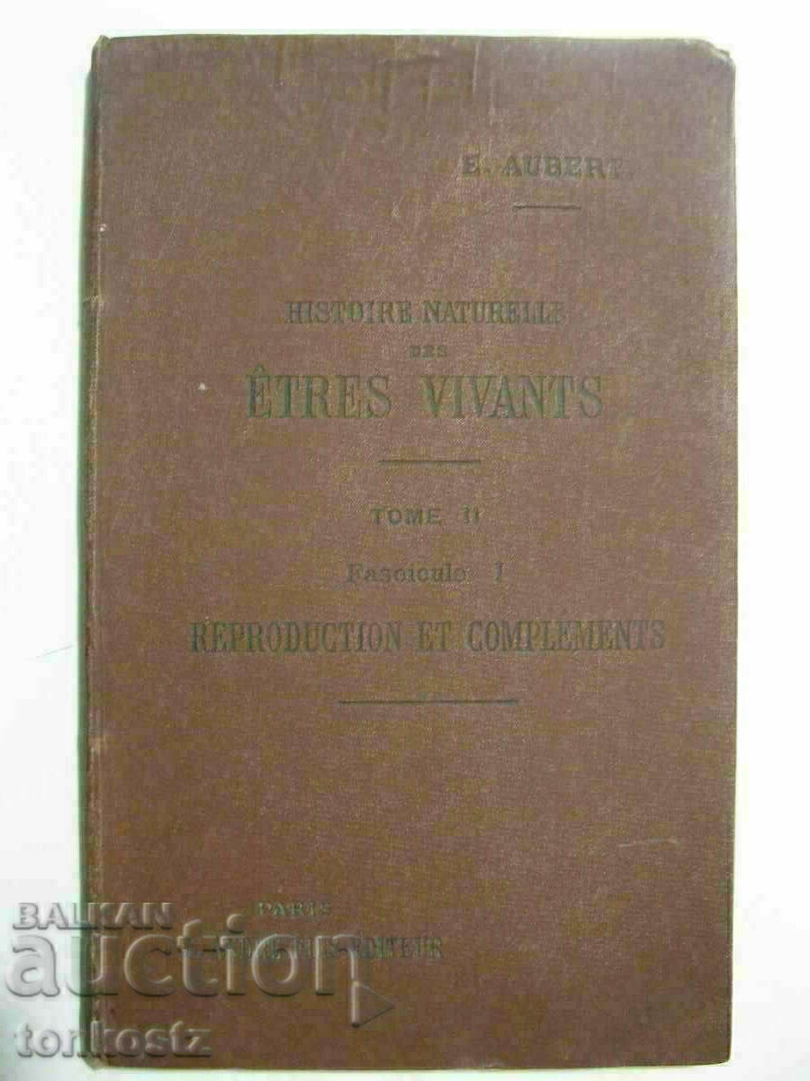 Histoire Naturelle 1895 Paris