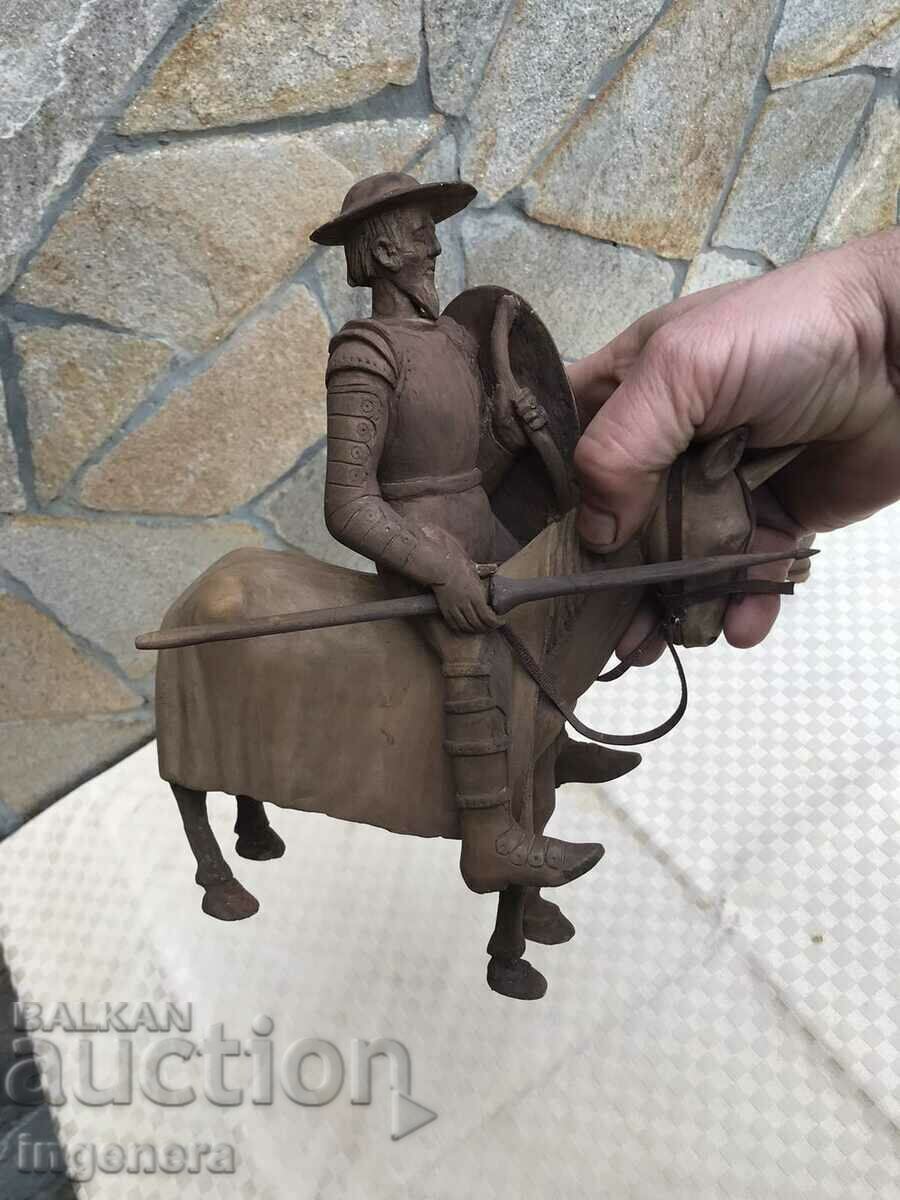 STATUETA DE LEMN DON QUIJOTE SI SANCHO PANSA DE LEMN - 5